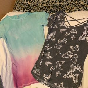 Two women’s preowned casual wear shirtsMulti colors